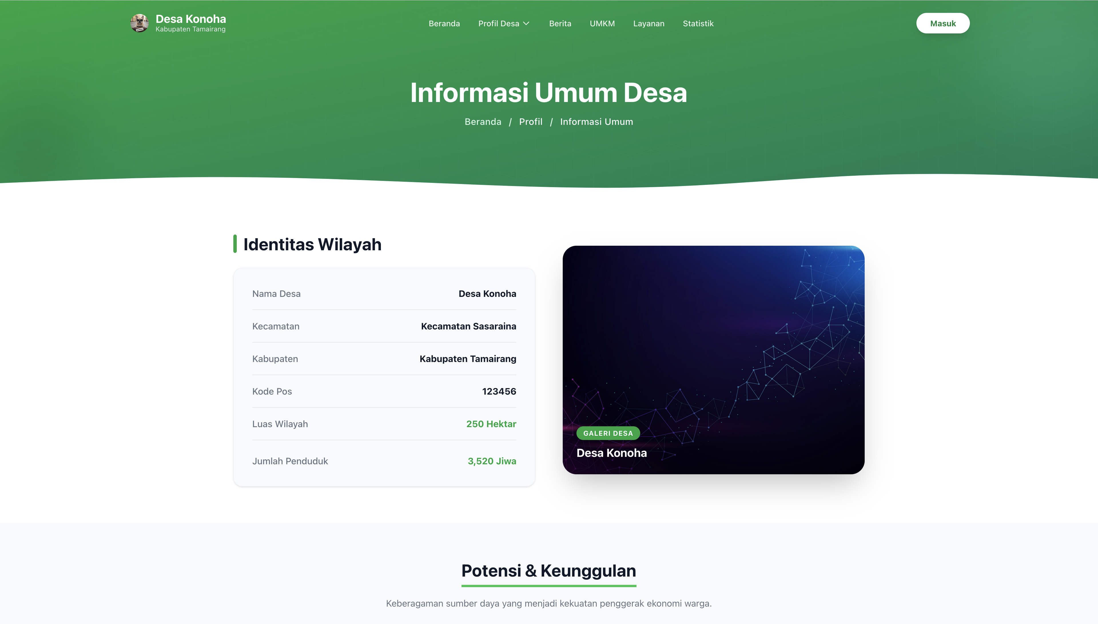 Website Informasi Desa — gambar 2